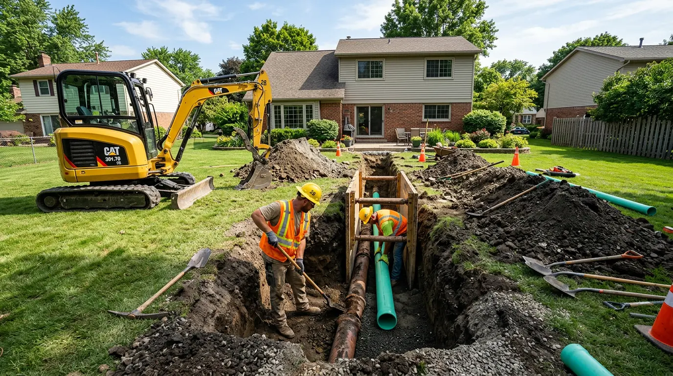 Sewer Line Repair in Ridley, PA